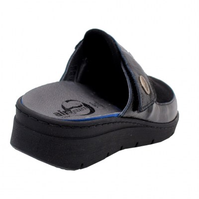Robert pantofole ciabatte in tessuto colore nero tacco basso 1-4 cm    numeri standard    