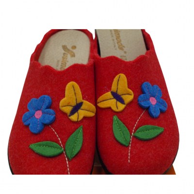 SUSIMODA  Shoes Red lana cotta heel 2 cm