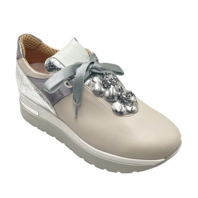 COMART calzaturificio  Shoes Beige leather heel 6 cm