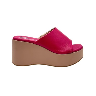 SUSIMODA special numbers Shoes fuchsia leather heel 7 cm