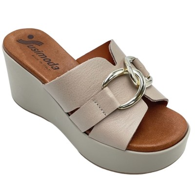 SUSIMODA special numbers Shoes Beige leather heel 7 cm