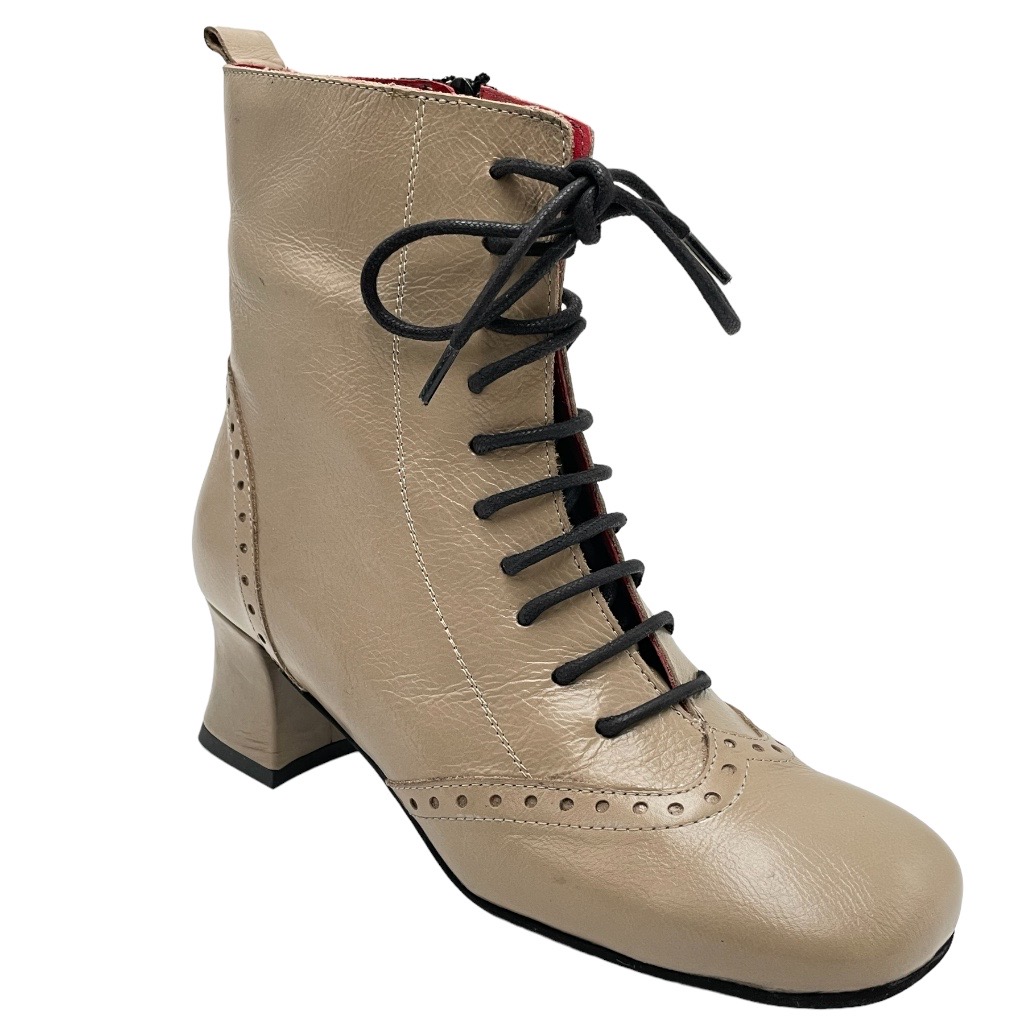 Angela Calzature  Shoes Beige leather heel 5 cm