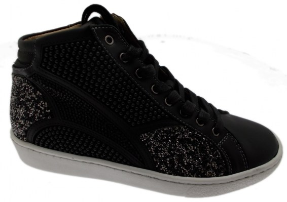 Loren C3710  sneaker  nero plantare ortopedico  plantare extra large