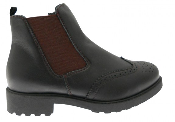 Loren C3753  stivaletto boot  nero  ortopedico plantare