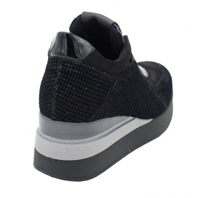 COMART calzaturificio standard numbers Shoes black leather heel 2 cm