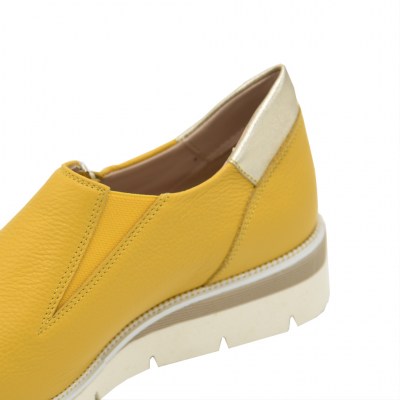 Calzaturificio Le Tulip special numbers Shoes Yellow leather heel 3 cm