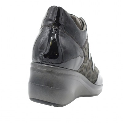 MELLUSO sneakers in vernice colore grigio tacco medio 4-7 cm   nr 41 numeri speciali    