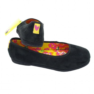 De FONSECA standard numbers Shoes black velluto heel 0 cm