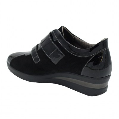 MELLUSO sneakers in camoscio colore nero tacco medio 4-7 cm    numeri standard    