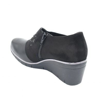 COMART calzaturificio standard numbers Shoes black ecopelle heel 6 cm