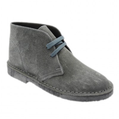 ANKLE BOOT woman girl gray suede model clark