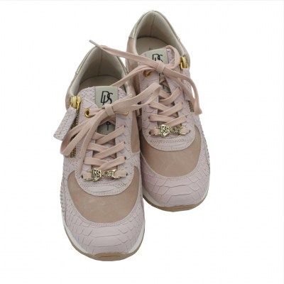 Sneakers: LUSSIL SPORT Pink heel 2 cm