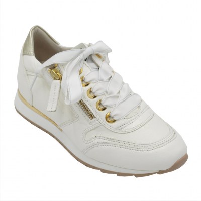 DL LUSSIL SPORT sneakers in pelle colore beige tacco basso 1-4 cm   fino al 44 donna     
