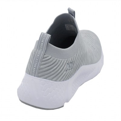 XTI sneakers in tessuto colore grigio tacco piatto fino a 1 cm        