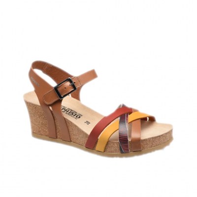 MEPHISTO LANNY sandalo donna  multicolor anatomico jungle zeppa