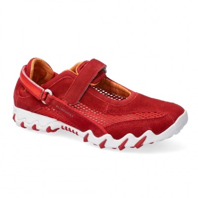 Mephisto Allrounder NIRO scarpa donna sportiva  sneaker traforata rossa trekking ballerina