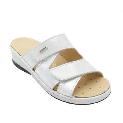 SUSIMODA  Shoes Grey leather heel 3 cm