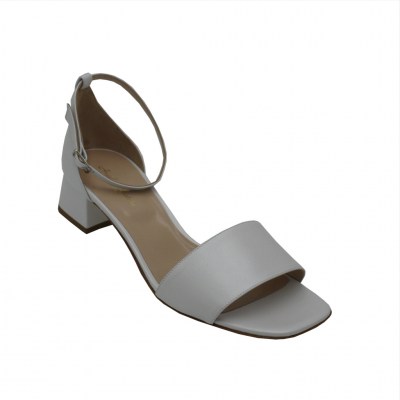 Angela calzature Sposa sandali in pelle colore bianco tacco basso 1-4 cm   Numeri 41 e 42     