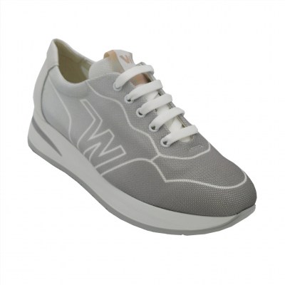 MELLUSO sneakers in tessuto colore grigio tacco basso 1-4 cm   Numero 42     