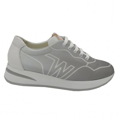 MELLUSO sneakers in tessuto colore grigio tacco basso 1-4 cm   Numero 42     