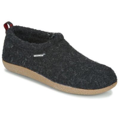 Giesswein VENT pantofola unisex  grigio scuro/ antracite plantare estraibile