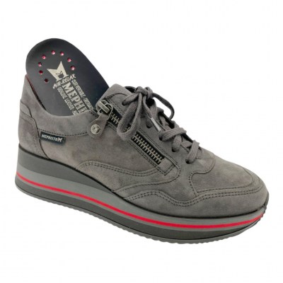 Mephisto OLIMPIA grey scarpa donna sportiva lacci e lampo sneaker