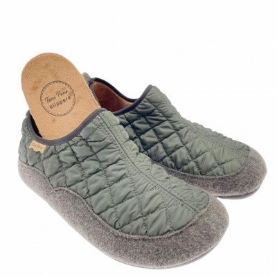 TONI PONS SLIPPERS NIL - UM removable footbed slipper caqui