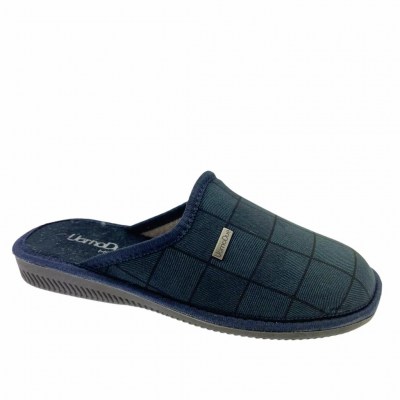 Riposella 1032 ciabatta uomo blu plantare memory