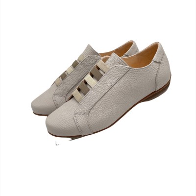 Angela Calzature  Shoes avorio cuoio naturale heel 1 cm