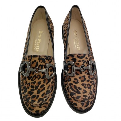 ANGELA CALZATURE mocassino scarpa donna stampa animalier made in  Italy