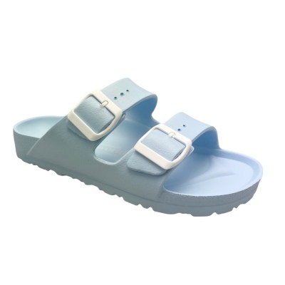 NATURAL WORLD 7051 ciabatta sandalo sabot Arizona Eva nube azzurro