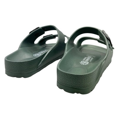 NATURAL WORLD ECO 7051 Khaki green Eva sabot sandal slipper
