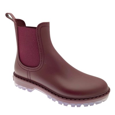 TONI PONS CONEY  stivaletto ancke boot bordeaux gomma anckle boot