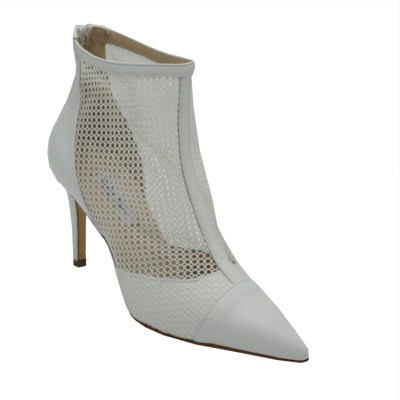 Angela calzature Sposa stivaletti in  colore beige tacco alto 8-11 cm        