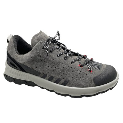 Calzaturificio Loren G0352 sneaker per trekking e camminata grigio soletta estraibile lacci 47