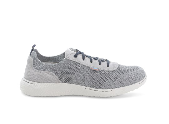 Sneakers in tessuto grigio u41021