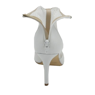 Angela calzature Sposa stivaletti in  colore beige tacco alto 8-11 cm        