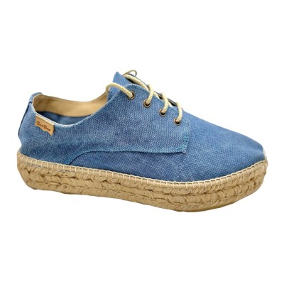 TONI PONS FREYA scarpa con lacci per donna con zeppa in corda TEXA vegan shoes espadrilla