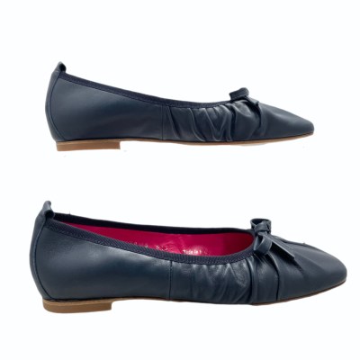 LE BABE FRIDA 2879S2 scarpa donna ballerina paperina flat shoe blu 34 42