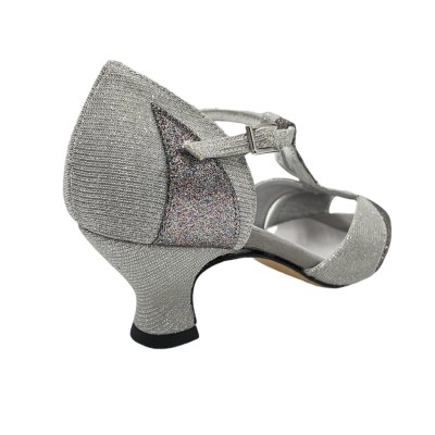 Angela Calzature Ballo  Shoes Grey chamois heel 4 cm