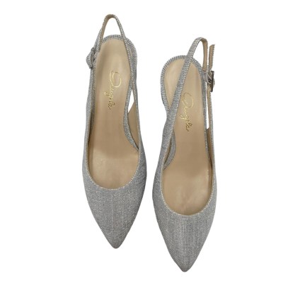 Angela Calzature Elegance  Shoes Grey tessuto glamour heel 5 cm
