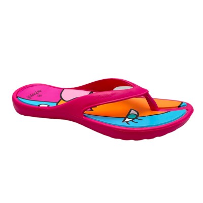 DE FONSECA lady CAPRI infradito in gomma per mare e piscina fuxia