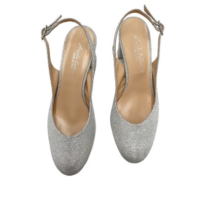 Angela Calzature Elegance  Shoes Silver tessuto galassia heel 5 cm
