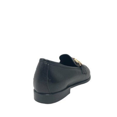 Angela Calzature Numeri Speciali mocassini in pelle colore nero tacco piatto fino a 1 cm   donna 34,41,42,43     