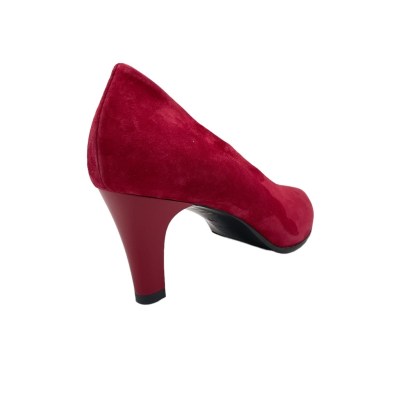 Soffice Sogno Elegance  Shoes bordeaux chamois heel 6 cm