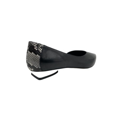 ATELIER VANIA  Shoes black leather heel 2 cm