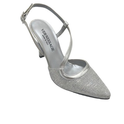 Soffice Sogno Elegance  Shoes Silver tessuto galassia heel 9 cm