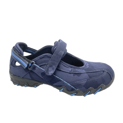 Mephisto Allrounder NIRO scarpa per donna ballerina sneaker sportiva blu mimetica soletta estraibile