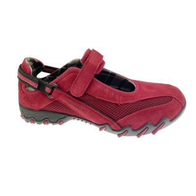 ALLOUNDER By Mephisto NIRO scarpa donna sportiva rosso chilly mary jane soletta estraibile regolabile