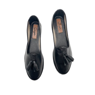 FRIULANE  Shoes black leather heel 0 cm